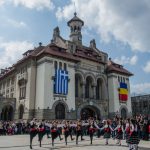 Dansurile grecești au animat atmosfera în Piața Ovidiu
